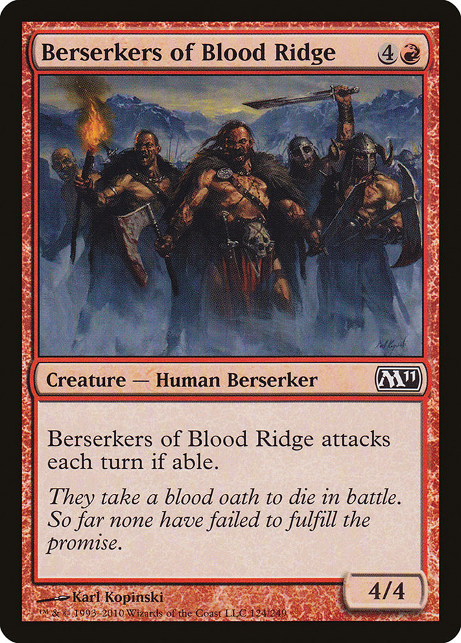 Berserkers of Blood Ridge [Magic 2011] | Impulse Games and Hobbies
