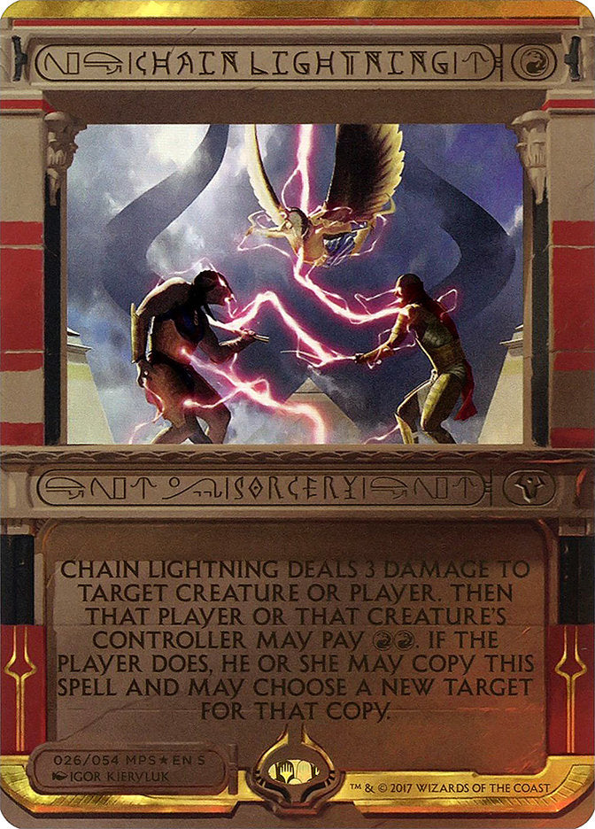 Chain Lightning (Invocation) [Amonkhet Invocations] | Impulse Games and Hobbies