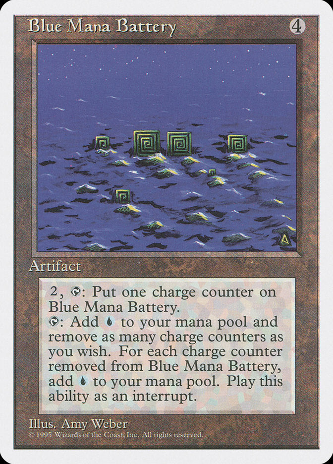 Blue Mana Battery [Fourth Edition] | Impulse Games and Hobbies