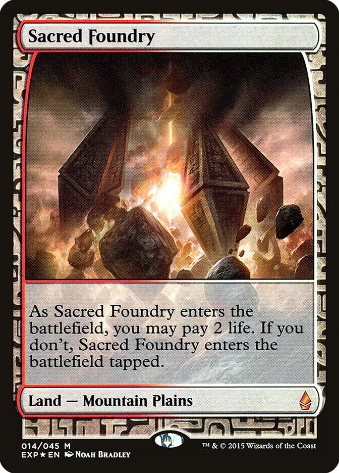 Sacred Foundry [Zendikar Expeditions] | Impulse Games and Hobbies