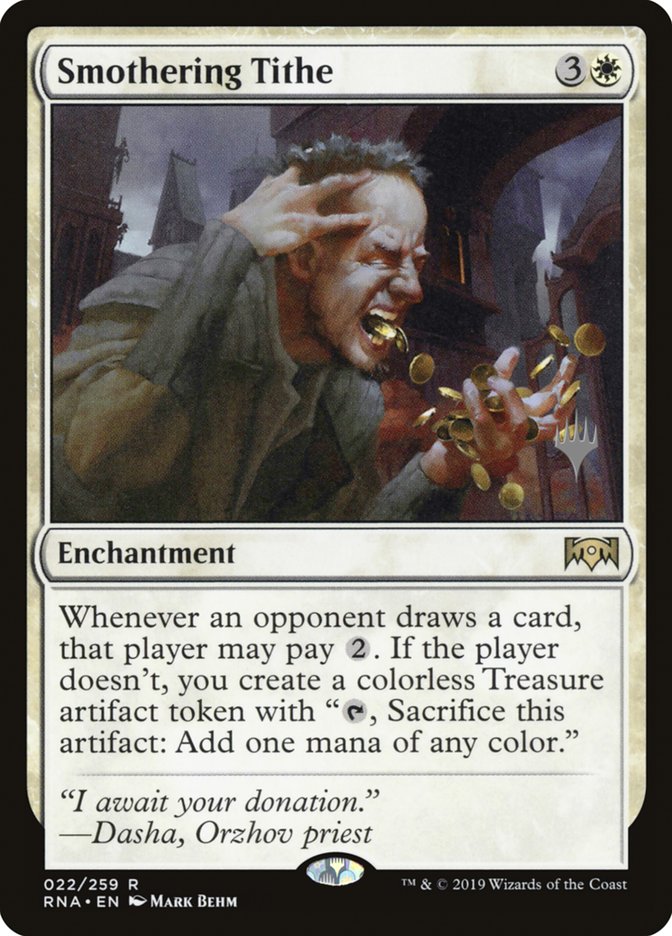 Smothering Tithe (Promo Pack) [Ravnica Allegiance Promos] | Impulse Games and Hobbies