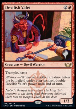 Devilish Valet (Promo Pack) [Streets of New Capenna Promos] | Impulse Games and Hobbies