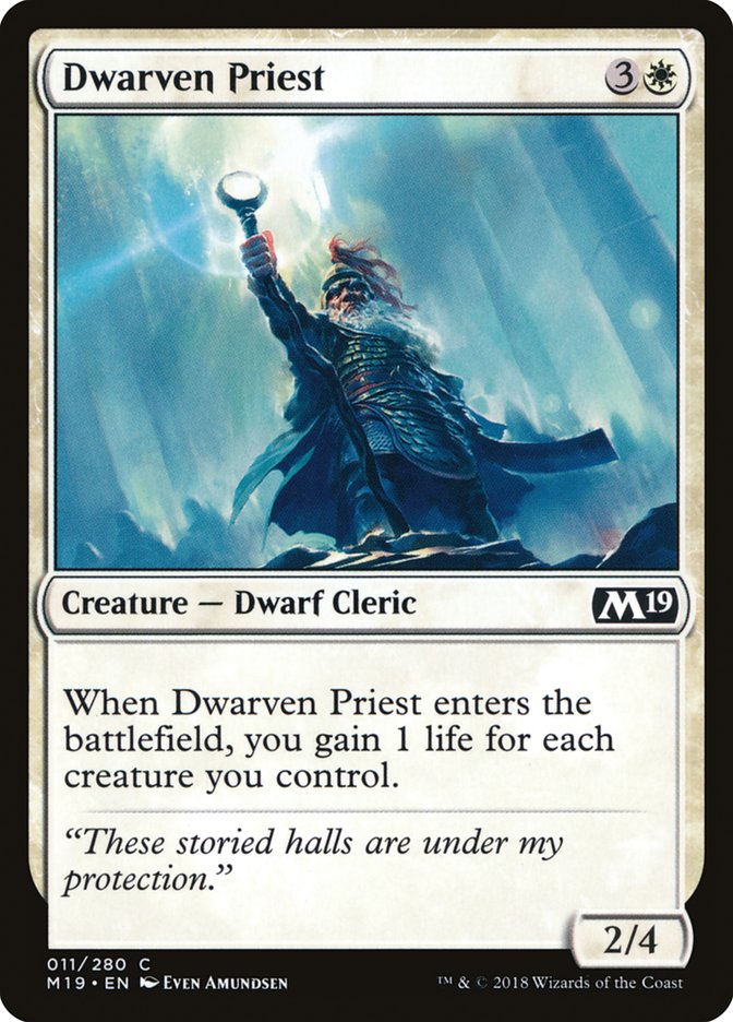 Dwarven Priest [Core Set 2019] | Impulse Games and Hobbies