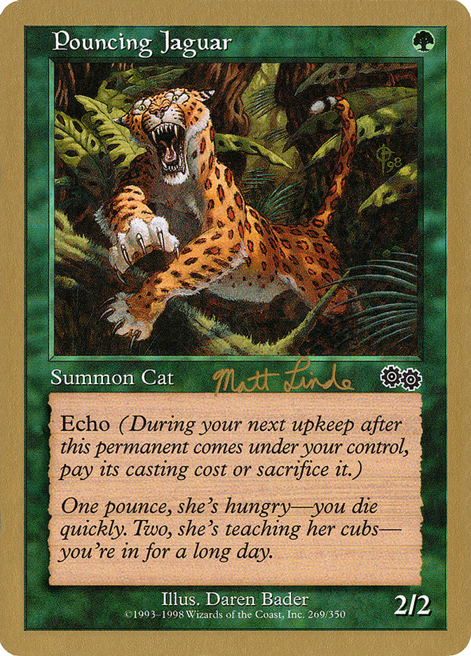 Pouncing Jaguar (Matt Linde) [World Championship Decks 1999] | Impulse Games and Hobbies