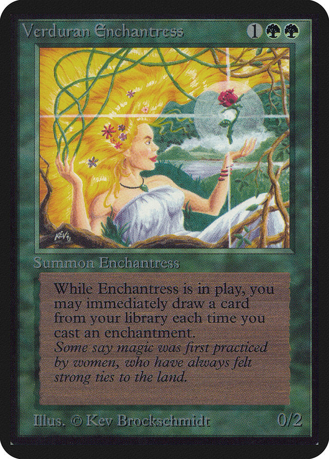 Verduran Enchantress [Alpha Edition] | Impulse Games and Hobbies