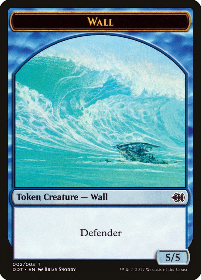 Wall Token [Duel Decks: Merfolk vs. Goblins Tokens] | Impulse Games and Hobbies