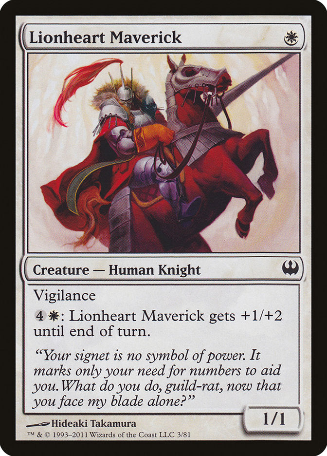 Lionheart Maverick [Duel Decks: Knights vs. Dragons] | Impulse Games and Hobbies