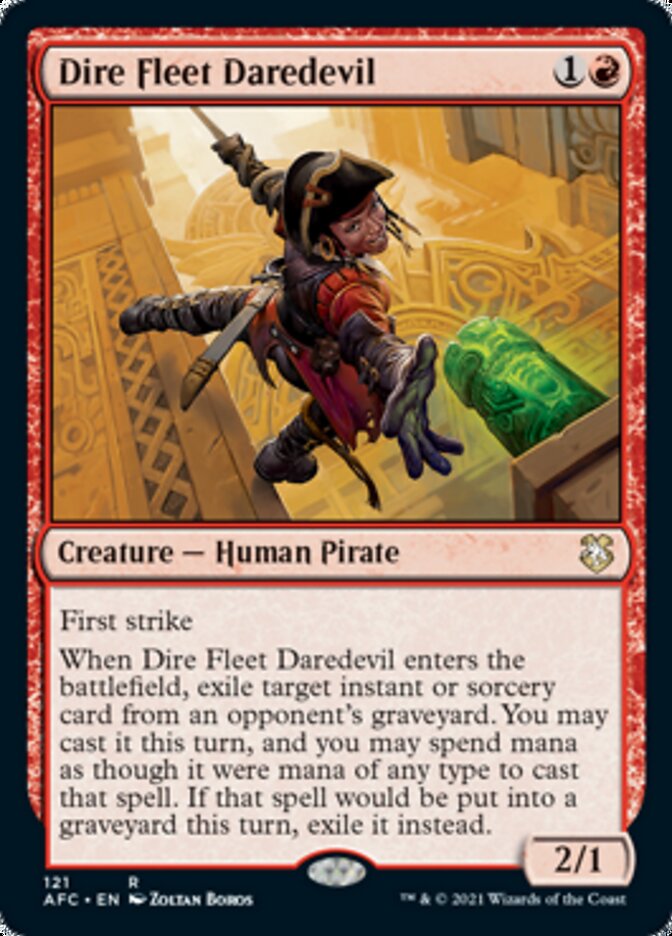 Dire Fleet Daredevil [Dungeons & Dragons: Adventures in the Forgotten Realms Commander] | Impulse Games and Hobbies