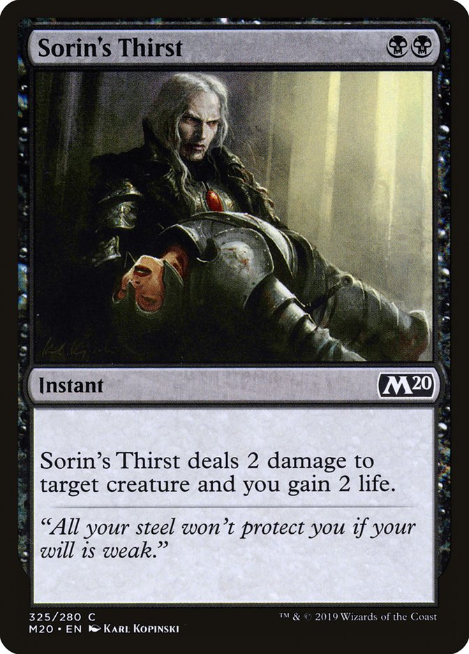 Sorin's Thirst [Core Set 2020] | Impulse Games and Hobbies