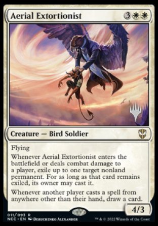 Aerial Extortionist (Promo Pack) [Streets of New Capenna Commander Promos] | Impulse Games and Hobbies