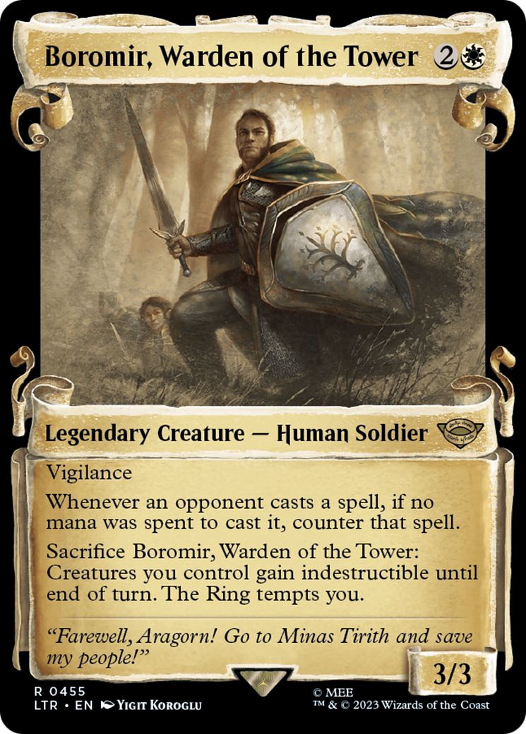 Boromir, Warden of the Tower [The Lord of the Rings: Tales of Middle-Earth Showcase Scrolls] | Impulse Games and Hobbies
