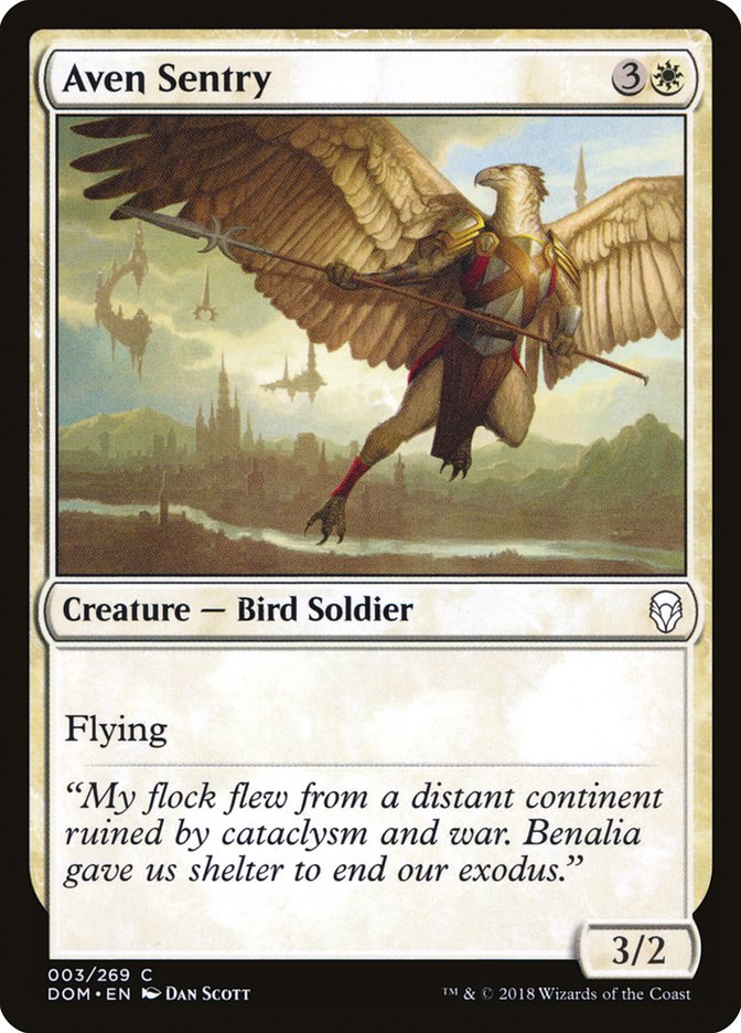 Aven Sentry [Dominaria] | Impulse Games and Hobbies