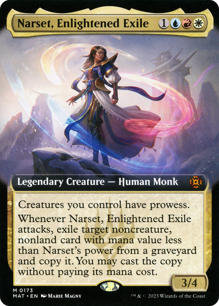 Narset, Enlightened Exile (Extended Art) [March of the Machine: The Aftermath] | Impulse Games and Hobbies