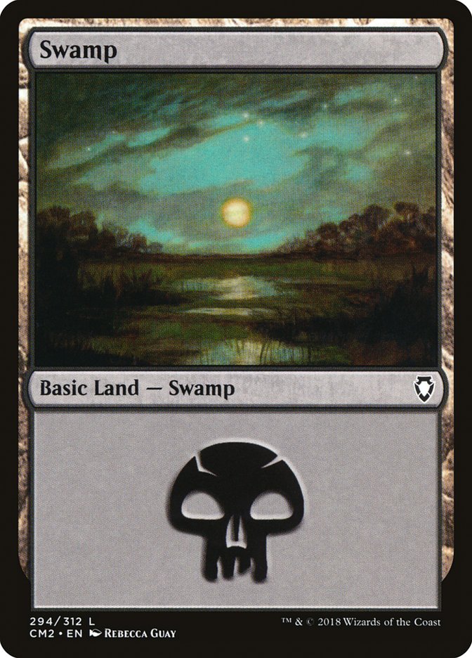 Swamp (294) [Commander Anthology Volume II] | Impulse Games and Hobbies