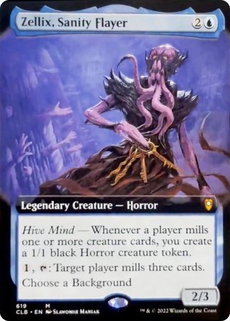 Zellix, Sanity Flayer (Extended Art) [Commander Legends: Battle for Baldur's Gate] | Impulse Games and Hobbies