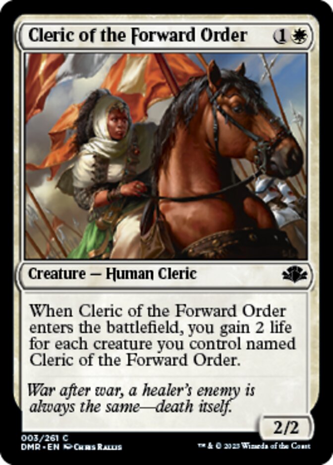 Cleric of the Forward Order [Dominaria Remastered] | Impulse Games and Hobbies