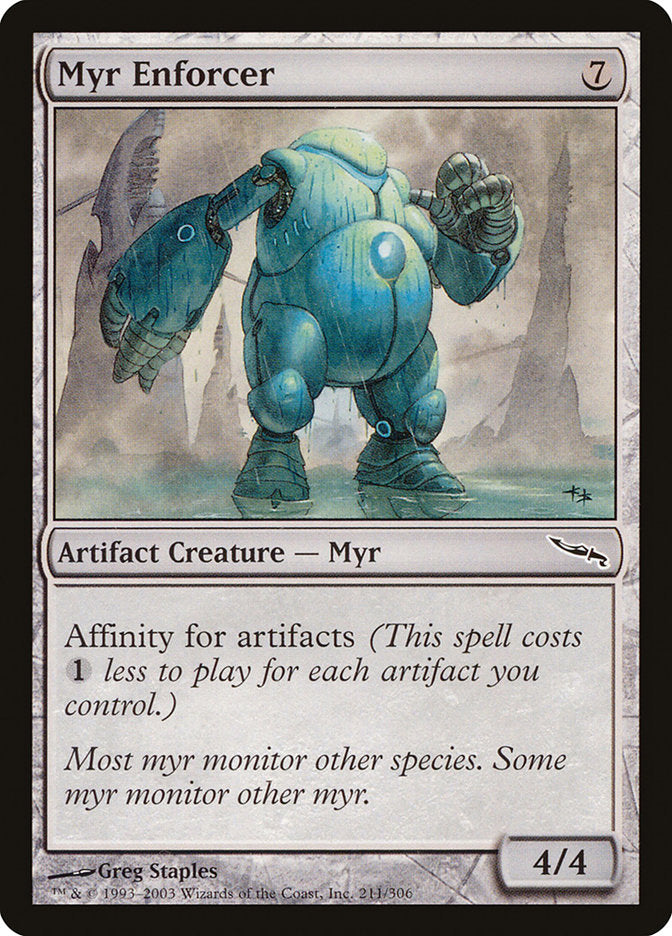 Myr Enforcer [Mirrodin] | Impulse Games and Hobbies