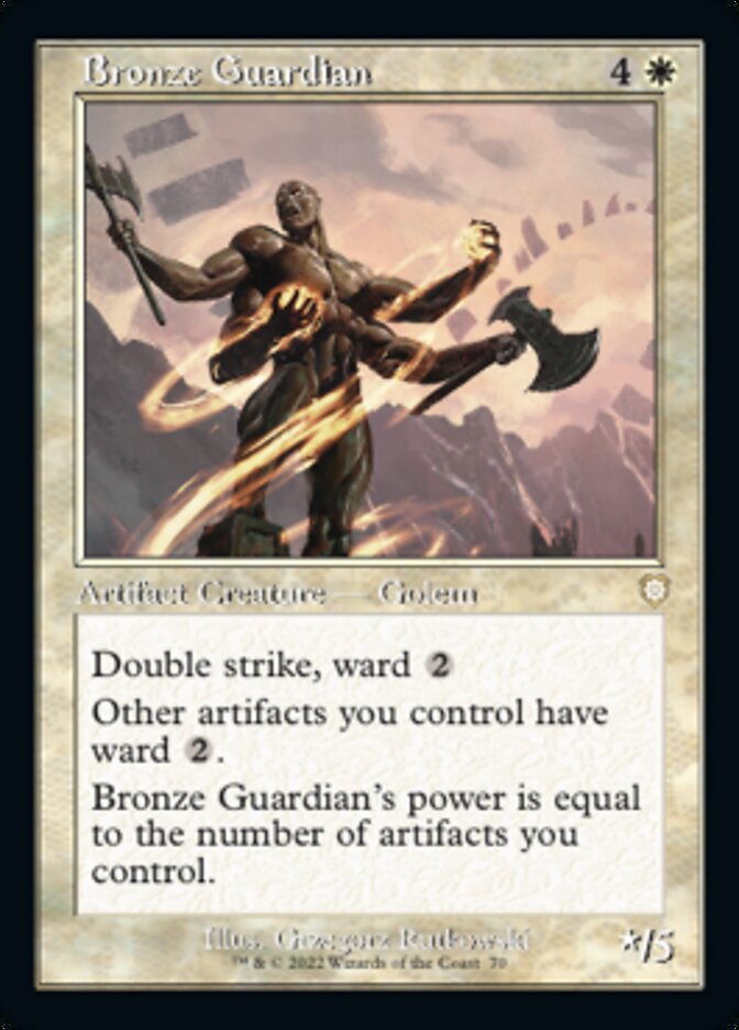 Bronze Guardian (Retro) [The Brothers' War Commander] | Impulse Games and Hobbies