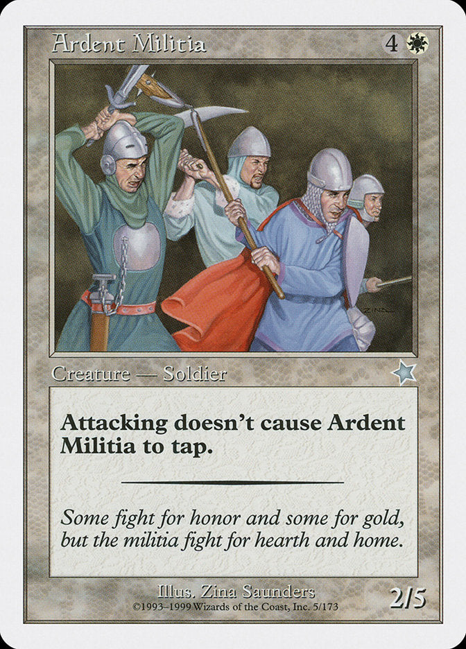 Ardent Militia [Starter 1999] | Impulse Games and Hobbies