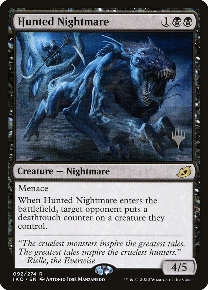 Hunted Nightmare (Promo Pack) [Ikoria: Lair of Behemoths Promos] | Impulse Games and Hobbies