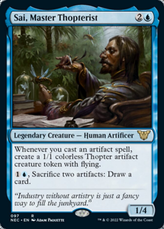 Sai, Master Thopterist [Kamigawa: Neon Dynasty Commander] | Impulse Games and Hobbies