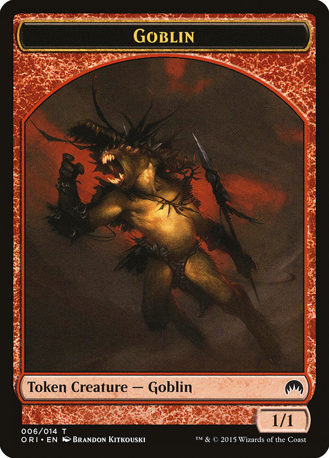 Goblin Token [Magic Origins Tokens] | Impulse Games and Hobbies