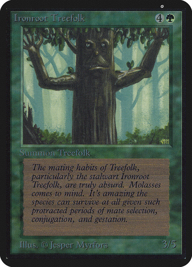 Ironroot Treefolk [Alpha Edition] | Impulse Games and Hobbies