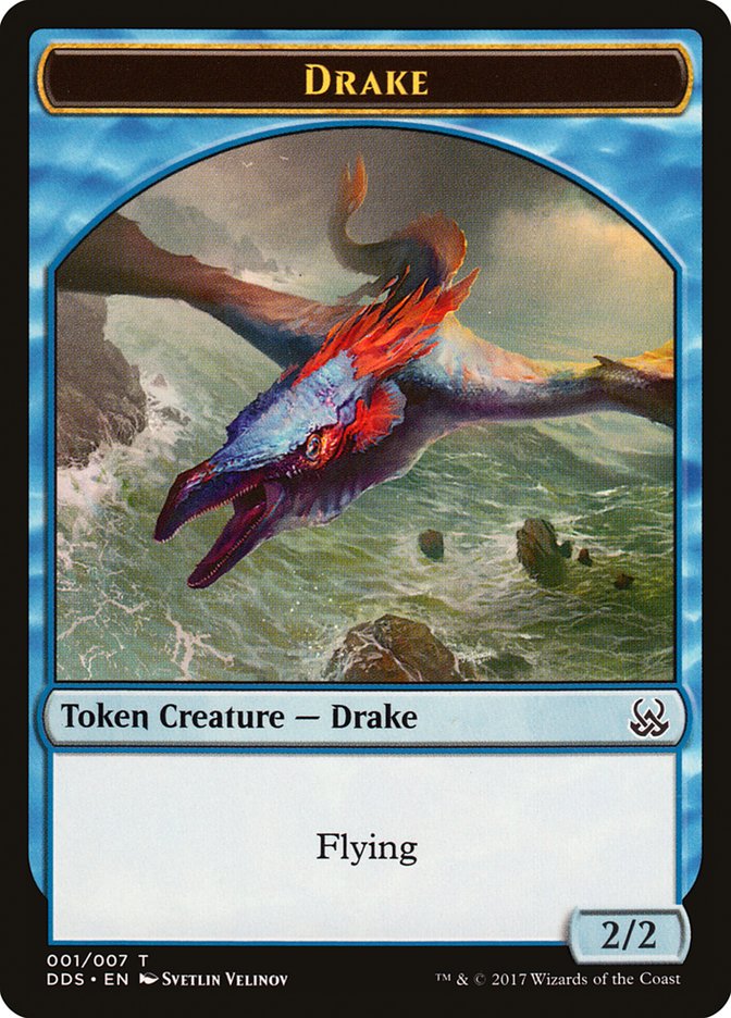 Drake Token [Duel Decks: Mind vs. Might Tokens] | Impulse Games and Hobbies