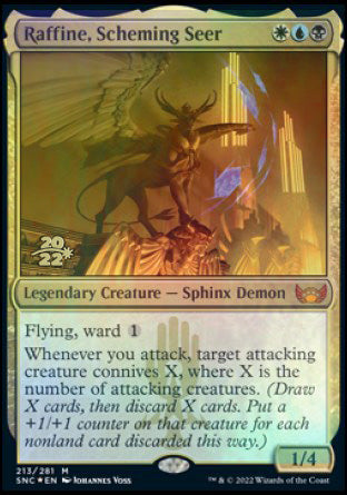 Raffine, Scheming Seer [Streets of New Capenna Prerelease Promos] | Impulse Games and Hobbies