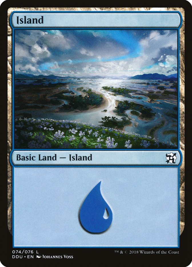 Island (74) [Duel Decks: Elves vs. Inventors] | Impulse Games and Hobbies