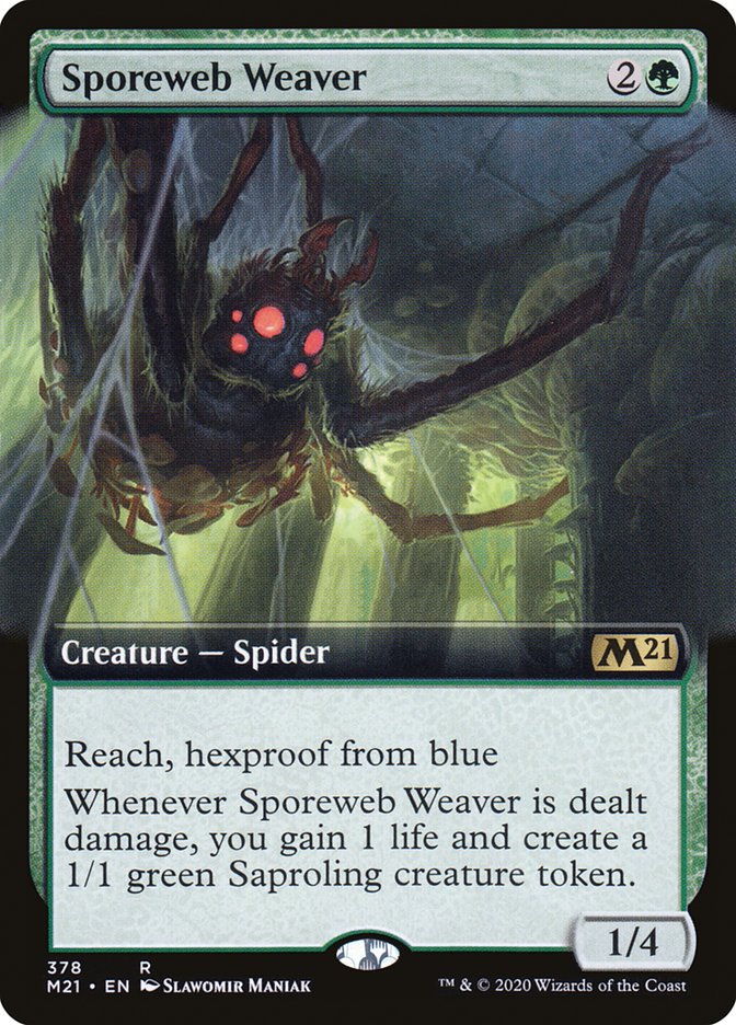 Sporeweb Weaver (Extended Art) [Core Set 2021] | Impulse Games and Hobbies