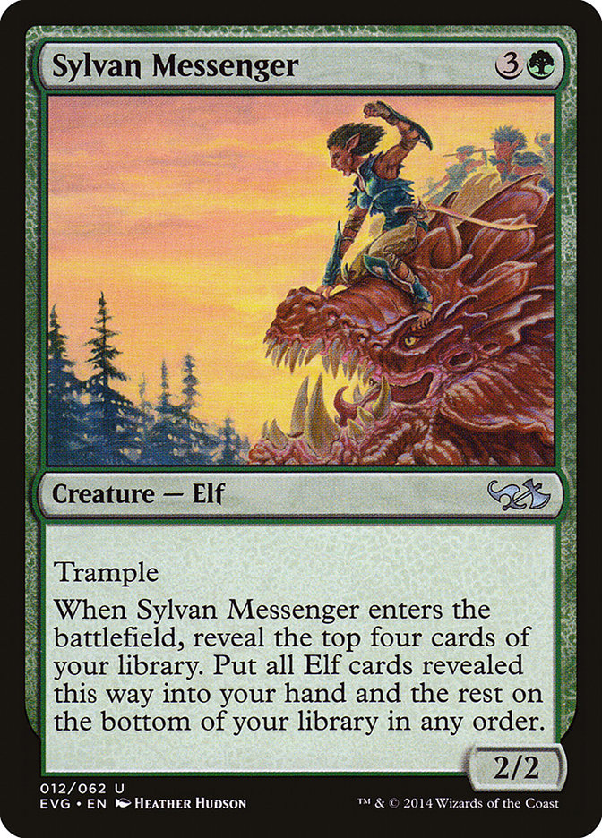 Sylvan Messenger (Elves vs. Goblins) [Duel Decks Anthology] | Impulse Games and Hobbies