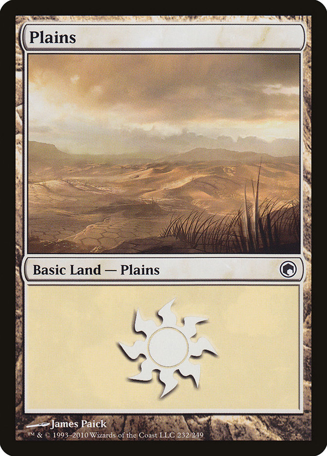 Plains (232) [Scars of Mirrodin] | Impulse Games and Hobbies