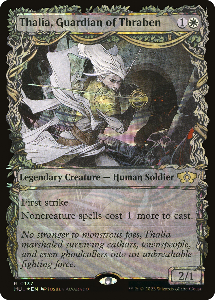 Thalia, Guardian of Thraben (Halo Foil) [Multiverse Legends] | Impulse Games and Hobbies