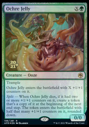 Ochre Jelly [Dungeons & Dragons: Adventures in the Forgotten Realms Prerelease Promos] | Impulse Games and Hobbies