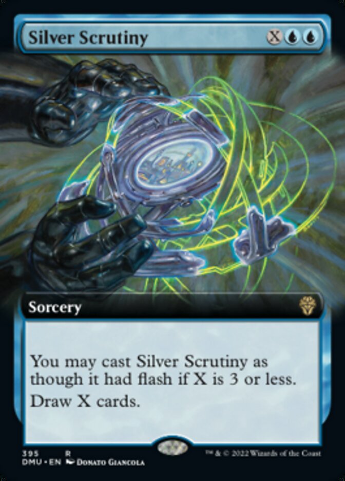 Silver Scrutiny (Extended Art) [Dominaria United] | Impulse Games and Hobbies