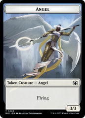 Angel (3) // Demon Double-Sided Token [March of the Machine Commander Tokens] | Impulse Games and Hobbies