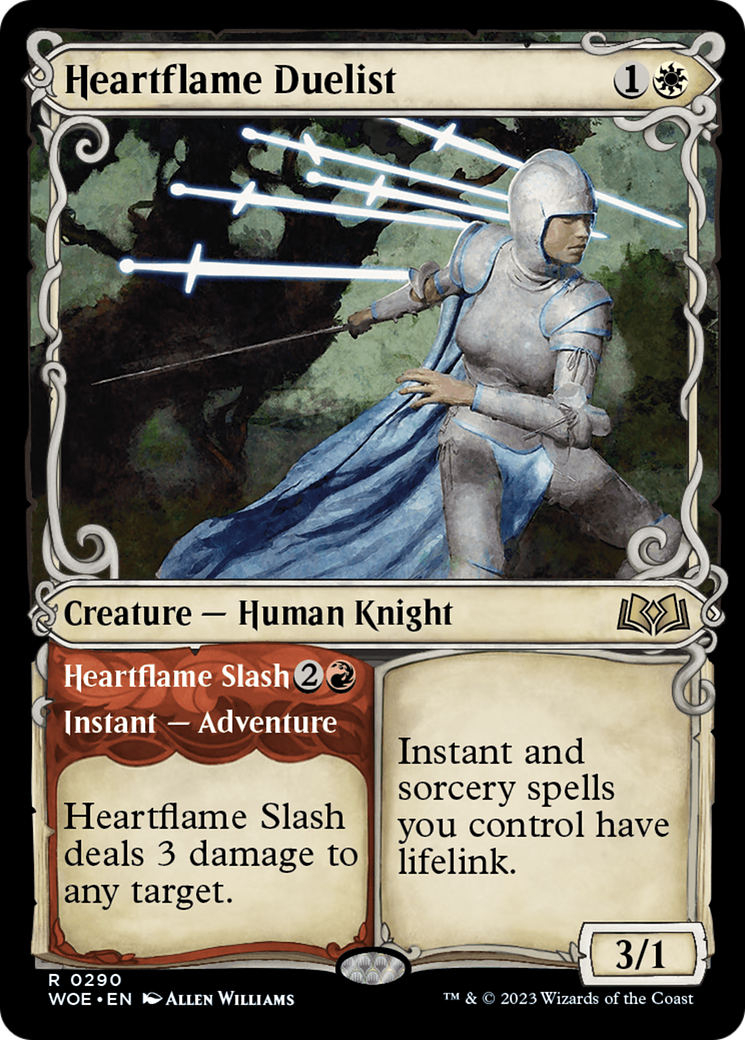 Heartflame Duelist // Heartflame Slash (Showcase) [Wilds of Eldraine] | Impulse Games and Hobbies