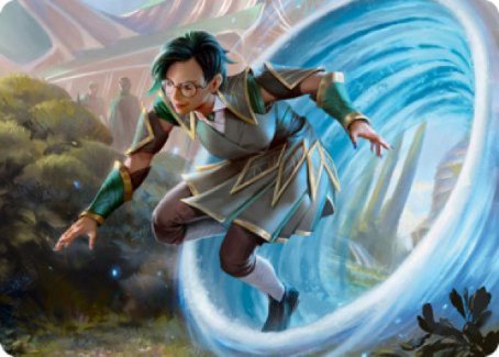 Vortex Runner Art Card [Strixhaven: School of Mages Art Series] | Impulse Games and Hobbies