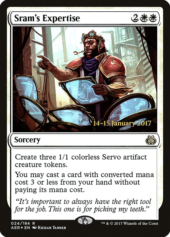 Sram's Expertise [Aether Revolt Prerelease Promos] | Impulse Games and Hobbies