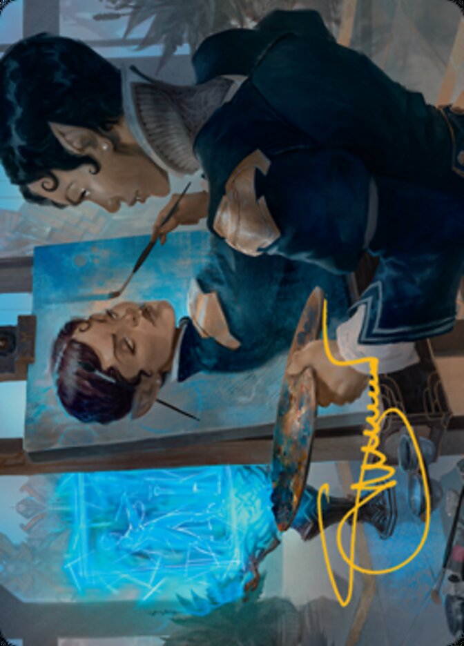 Parnesse, the Subtle Brush Art Card (Gold-Stamped Signature) [Streets of New Capenna Art Series] | Impulse Games and Hobbies