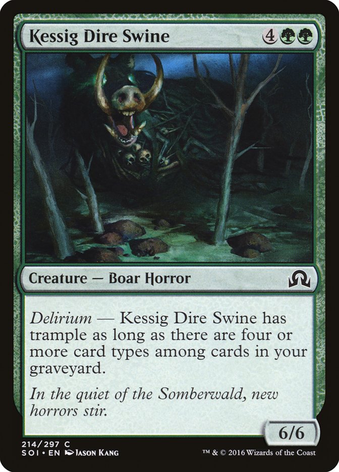 Kessig Dire Swine [Shadows over Innistrad] | Impulse Games and Hobbies