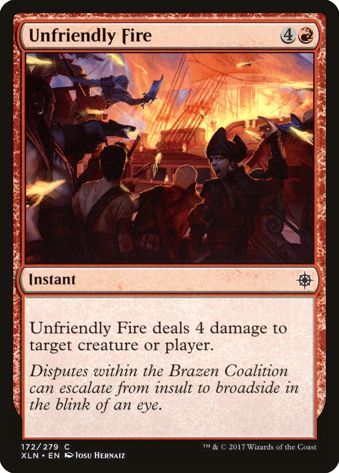 Unfriendly Fire [Ixalan] | Impulse Games and Hobbies