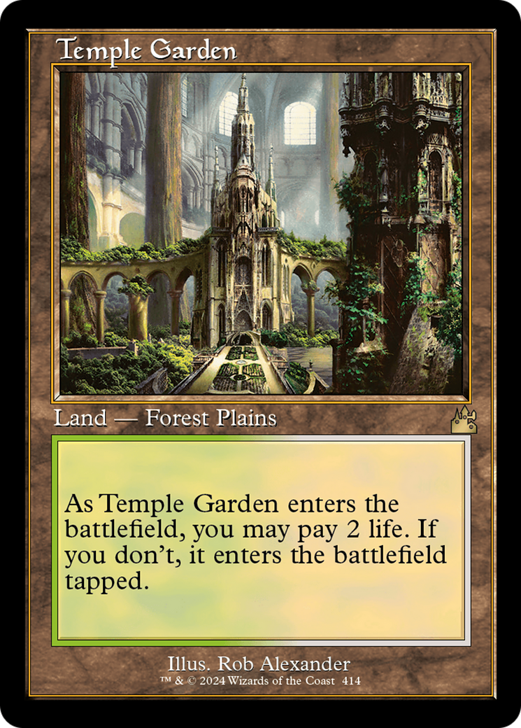 Temple Garden (Retro) [Ravnica Remastered] | Impulse Games and Hobbies