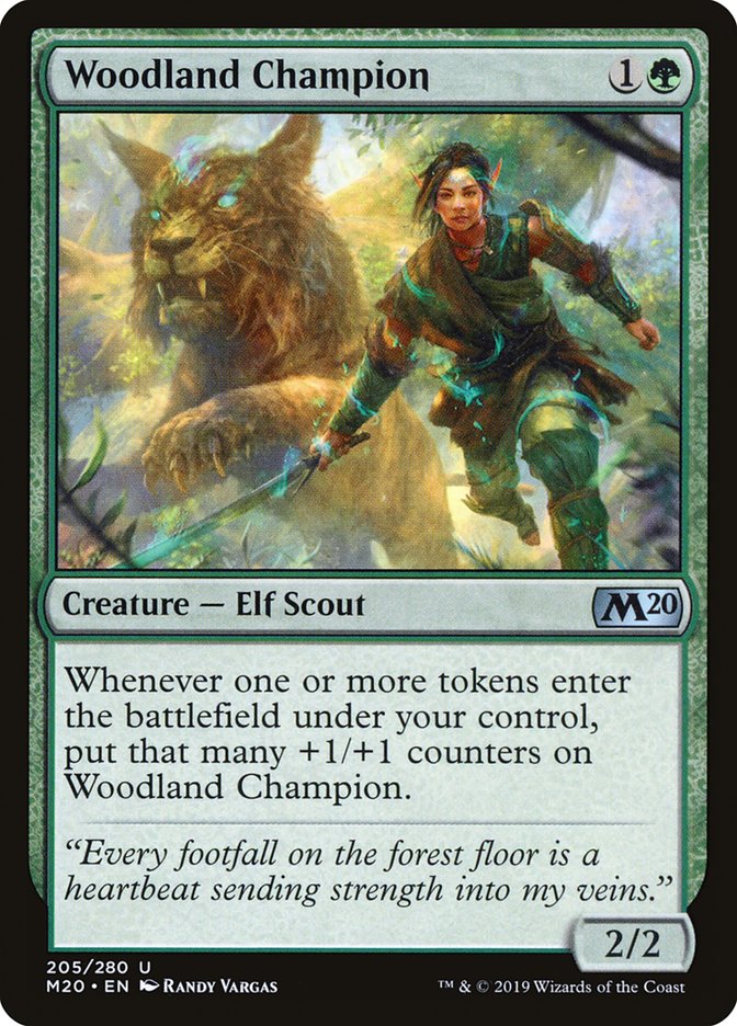 Woodland Champion [Core Set 2020] | Impulse Games and Hobbies