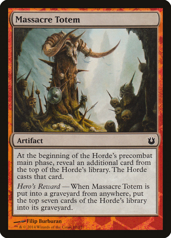 Massacre Totem [Born of the Gods Battle the Horde] | Impulse Games and Hobbies
