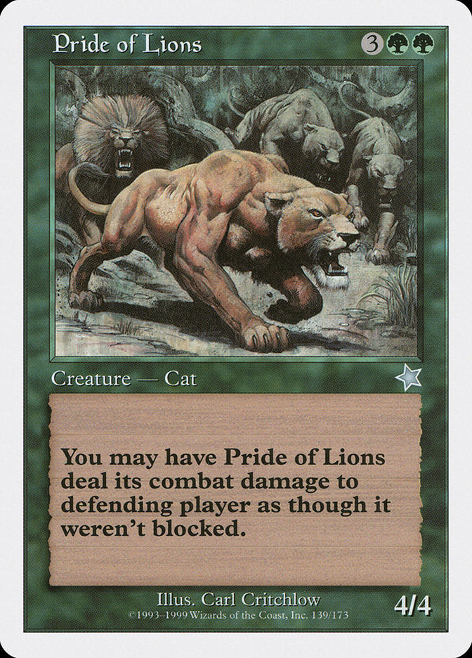 Pride of Lions [Starter 1999] | Impulse Games and Hobbies