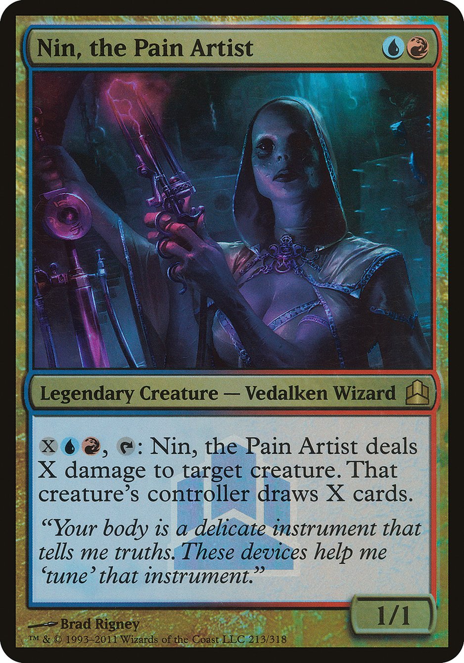 Nin, the Pain Artist (Launch) (Oversized) [Commander 2011 Oversized] | Impulse Games and Hobbies