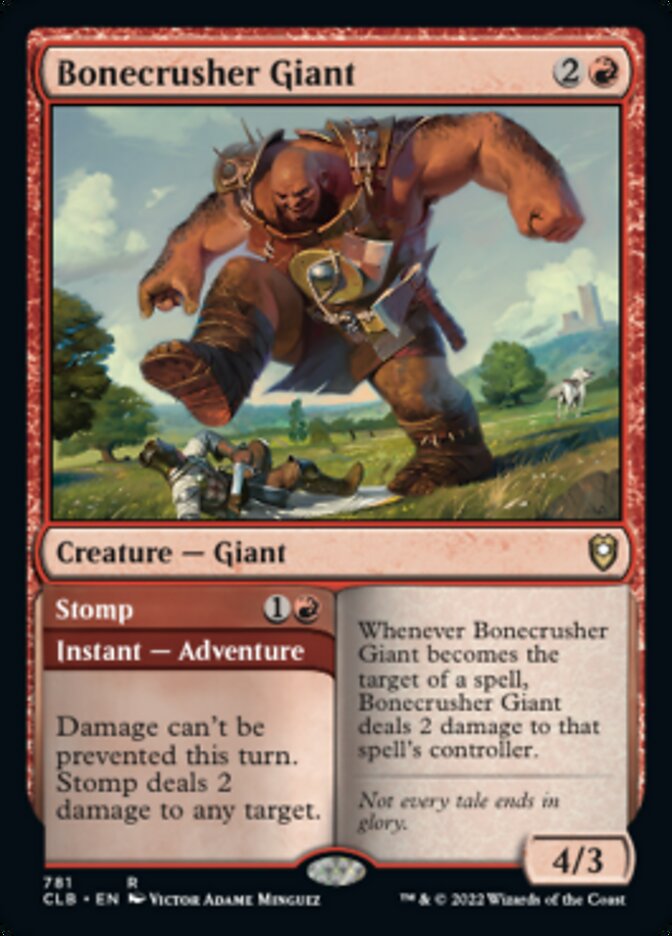 Bonecrusher Giant // Stomp [Commander Legends: Battle for Baldur's Gate] | Impulse Games and Hobbies