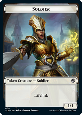 Insect // Soldier Double-Sided Token [Starter Commander Decks] | Impulse Games and Hobbies